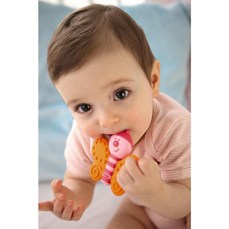 HABA Clutching Toy Butterfly Silicone Teether