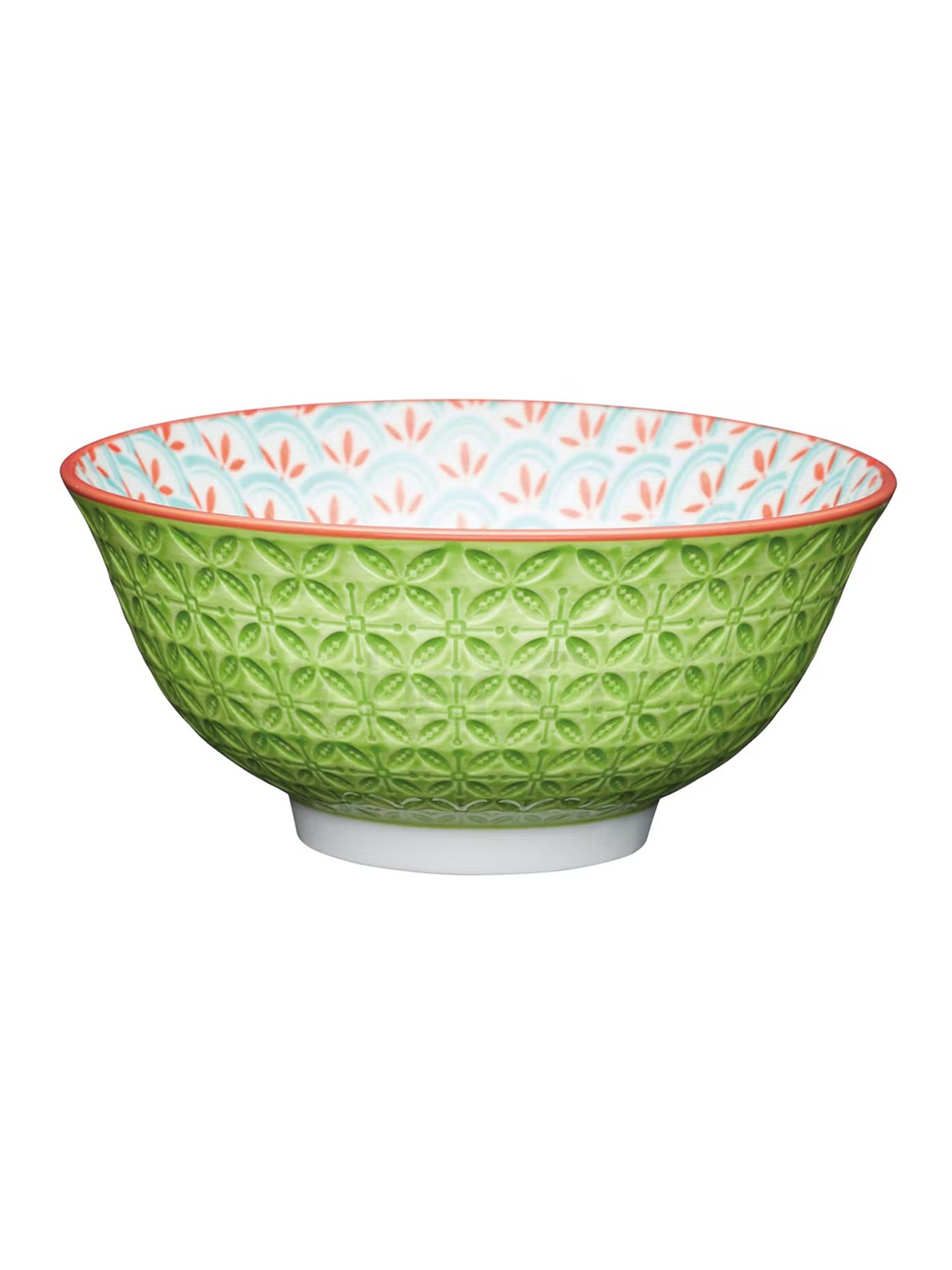 KitchenCraft Green Stoneware Fruit Bowl