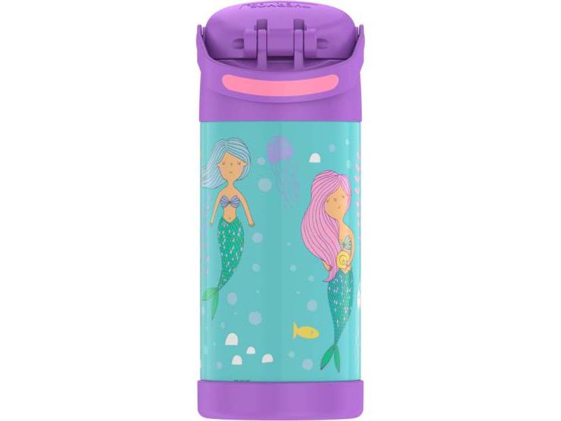 Thermos Mermaid 12oz FUNtainer Water Bottle with Bail Handle - Lavender/Blue