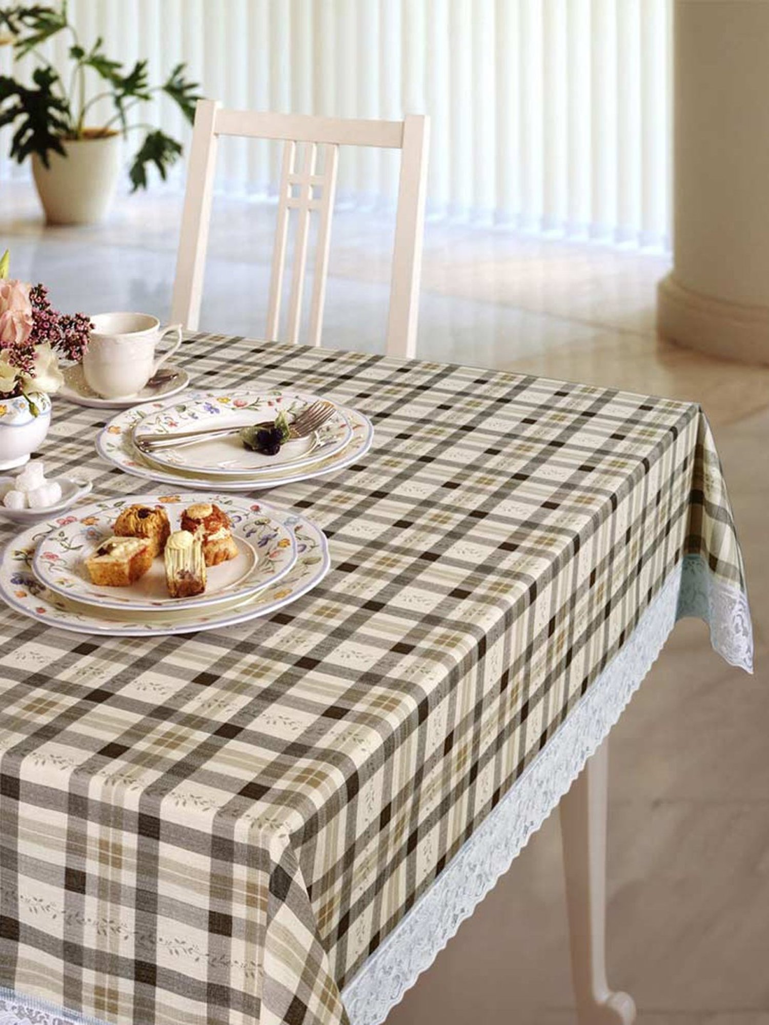 Freelance Beige PVC Set of 1 Table Cloth