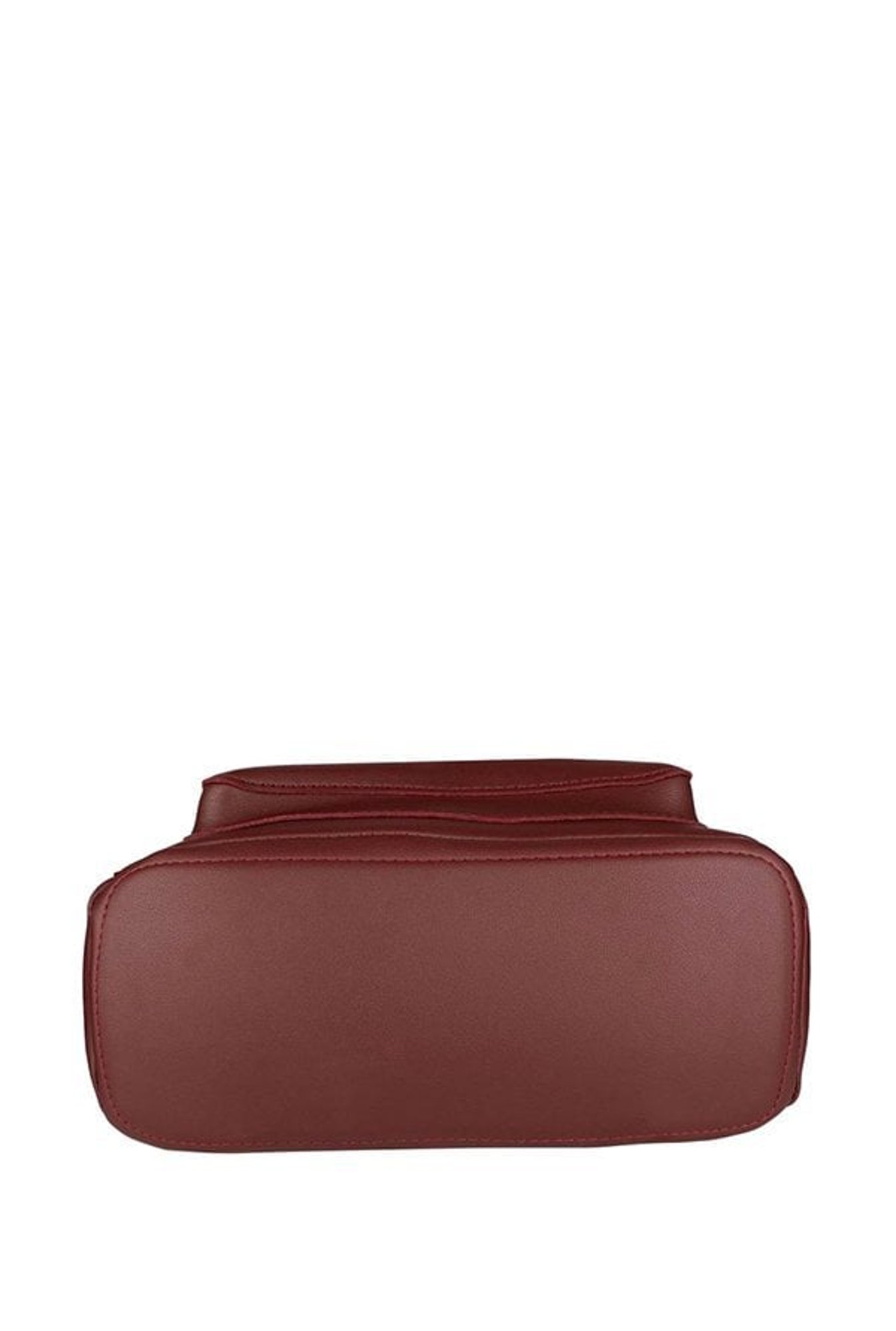 Gio Collection Maroon Solid Backpack