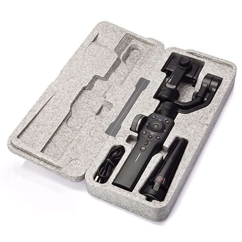 Smooth 4 3Axis Handheld Gimbal Stabilizer YouTube Video Vlog Tripod for iPhone 11 Pro Xs Max Xr X 8 Plus 7 6 SE Android Cell Phone Smartphone