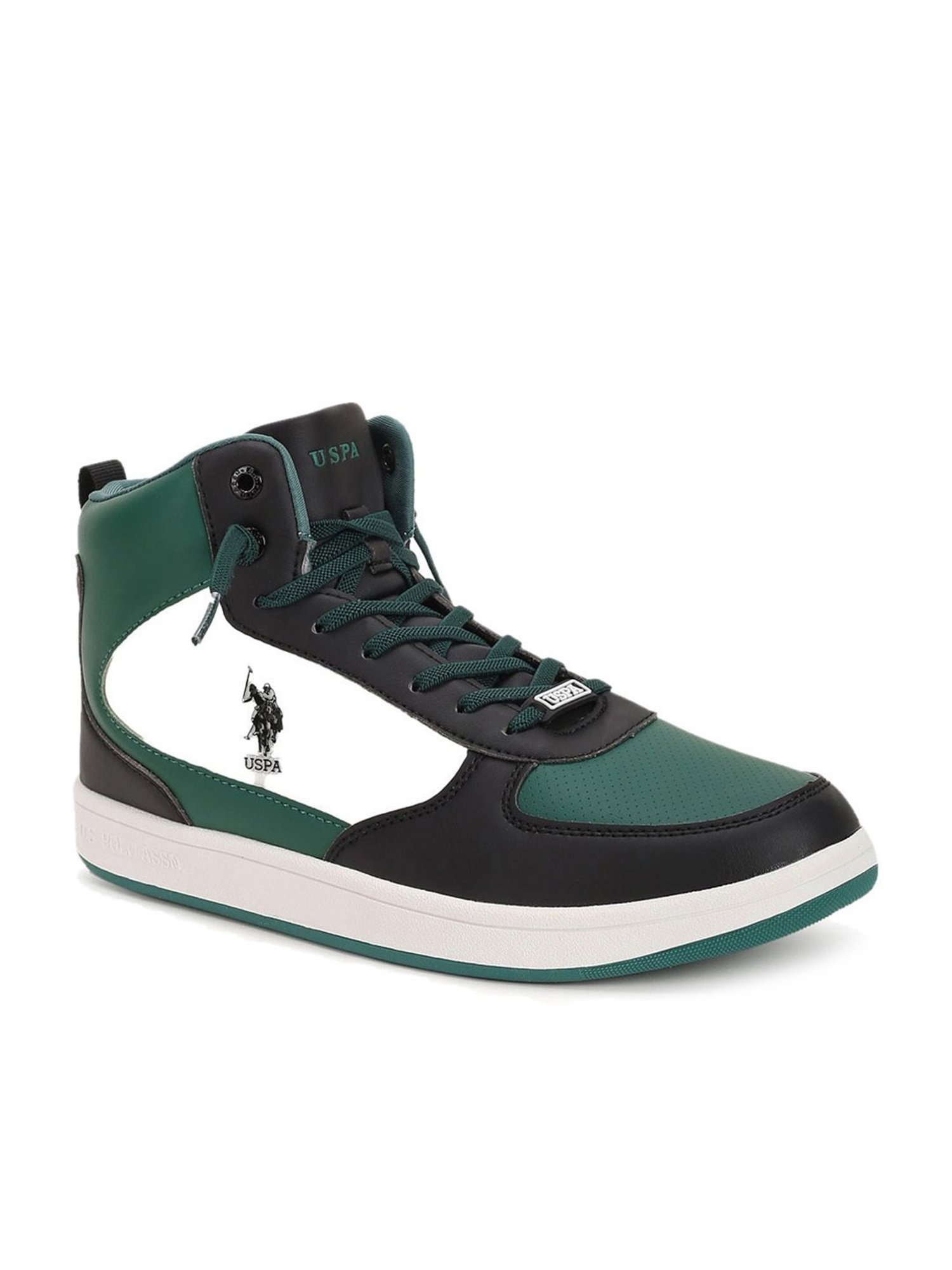 U.S. Polo Assn. Men's MYLES Black Ankle High Sneakers