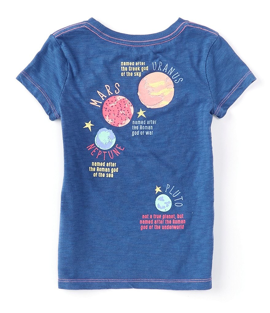 Peek Little/Big Girls 2T-12 Short-Sleeve All Planets Graphic Tee