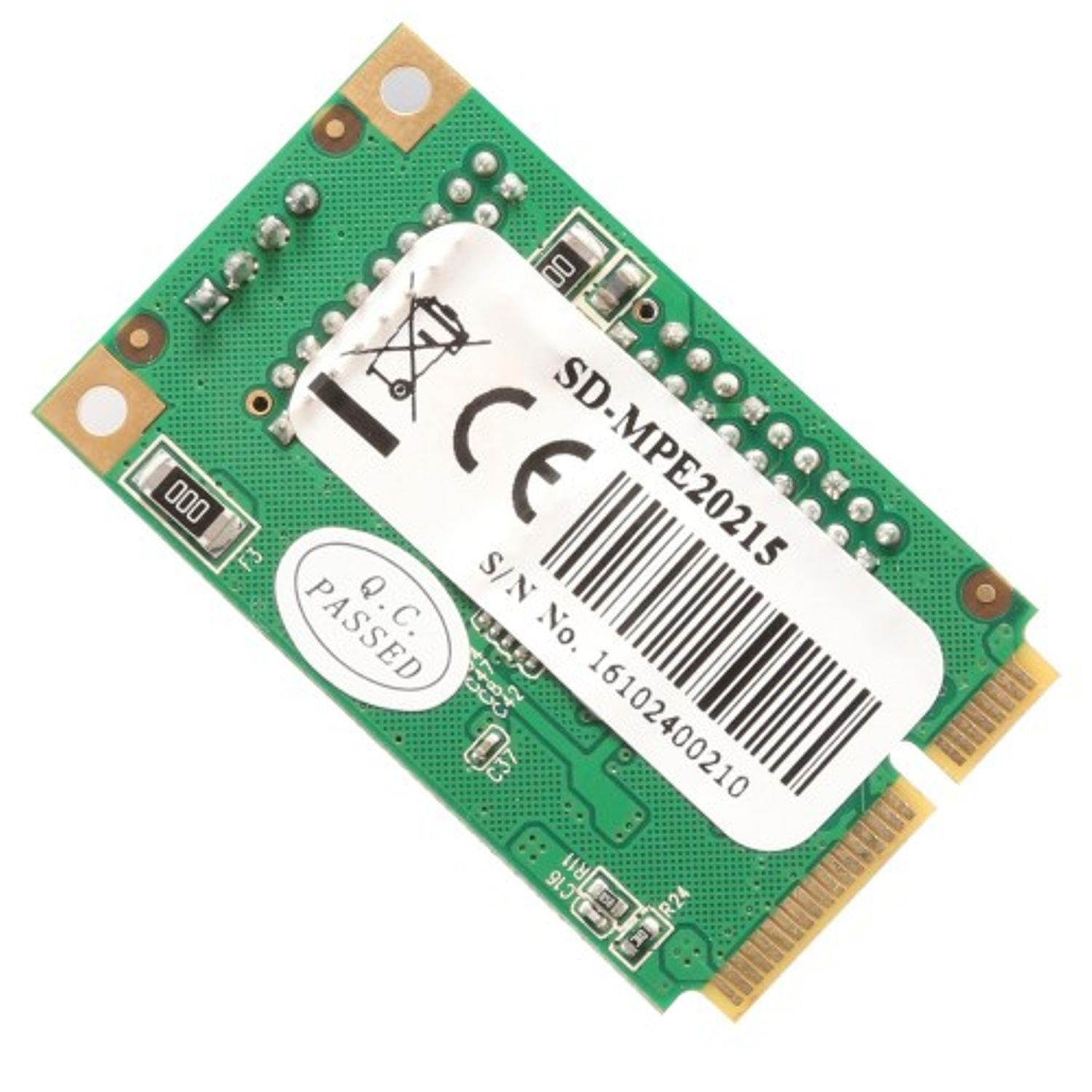 SYBA SD-MPE20215 Mini Pci-Express 2.0 4-Port Usb3.0 Card