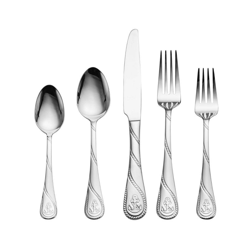 Gourmet Settings 20pc Twist Flatware Set