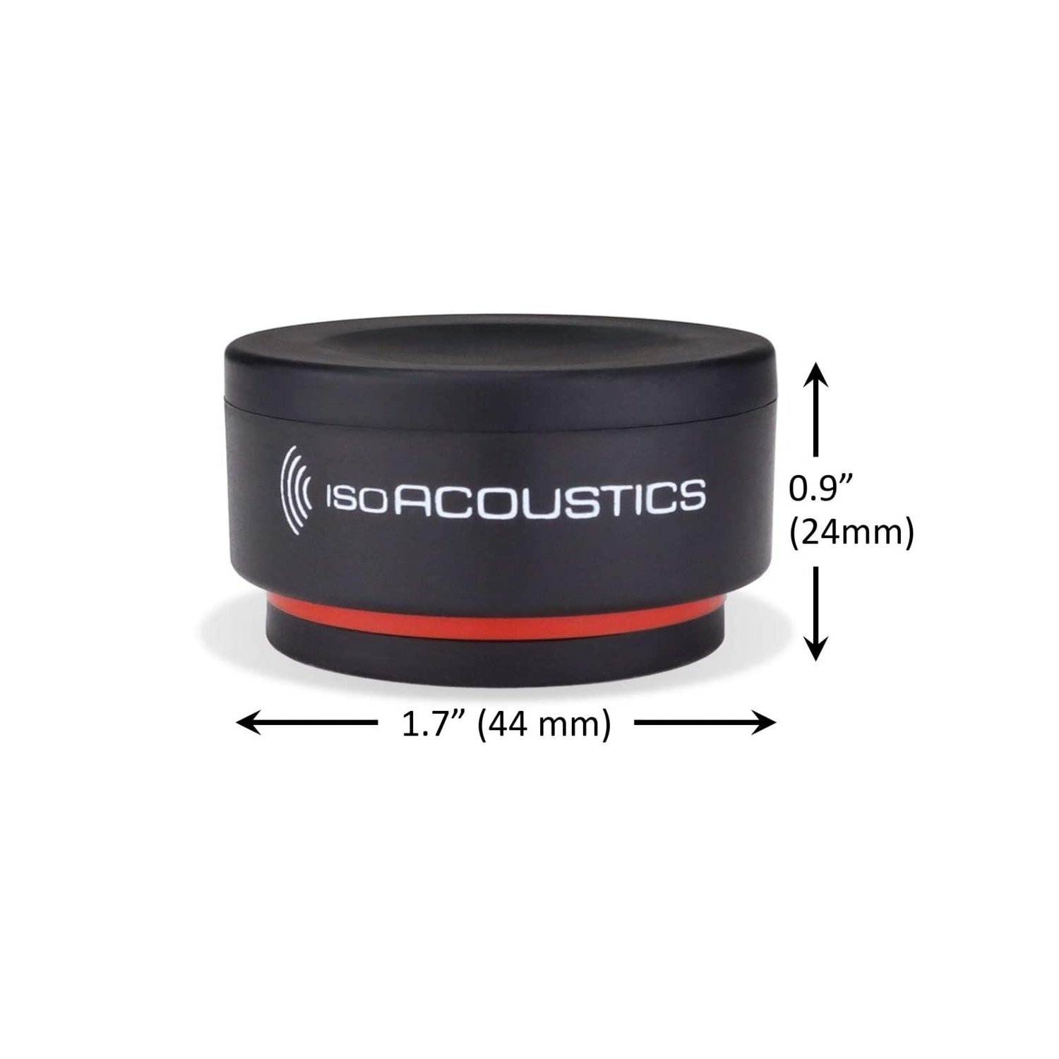 IsoAcoustics ISO-PUCK MINI Vibration Isolators for Small Studio Monitors and Speakers (8-pack)