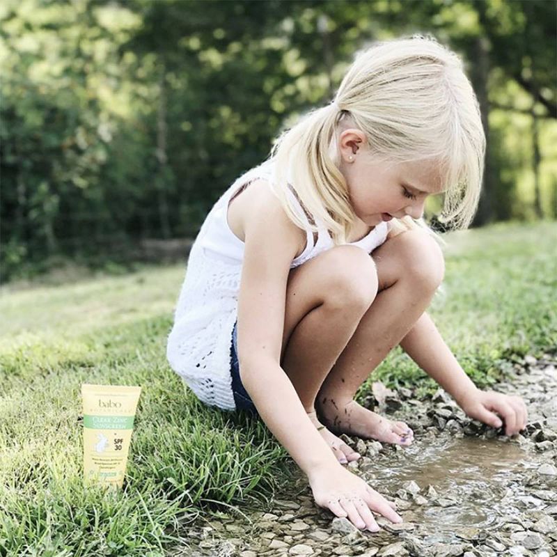 Babo Botanicals Clear for Babies Fragrance Free Zinc Sunscreen Lotion - SPF 30 - 3 fl oz