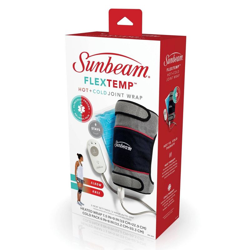 Sunbeam FlexTemp Hot & Cold Joint Wrap - Gray