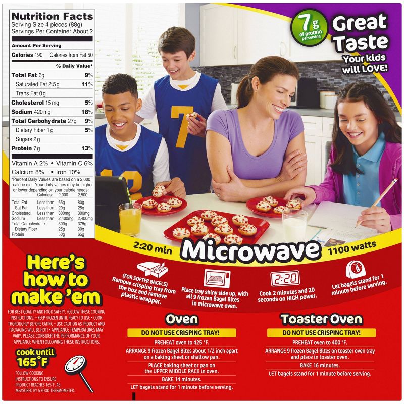 Bagel Bites Cheese and Pepperoni Frozen Mini Bagel Pizzas - 7oz