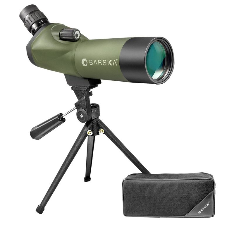 Barska 18-36x50mm WP Blackhawk Angled MC Green Lens Monocular with Tripod and Case
