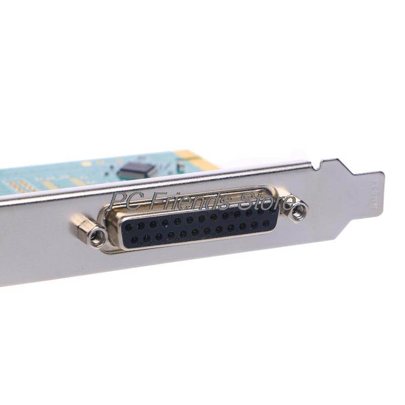New Parallel Port DB25 25 Pin LPT Printer to PCI-E Express Card Converter Adapter 1pc-PC Friend