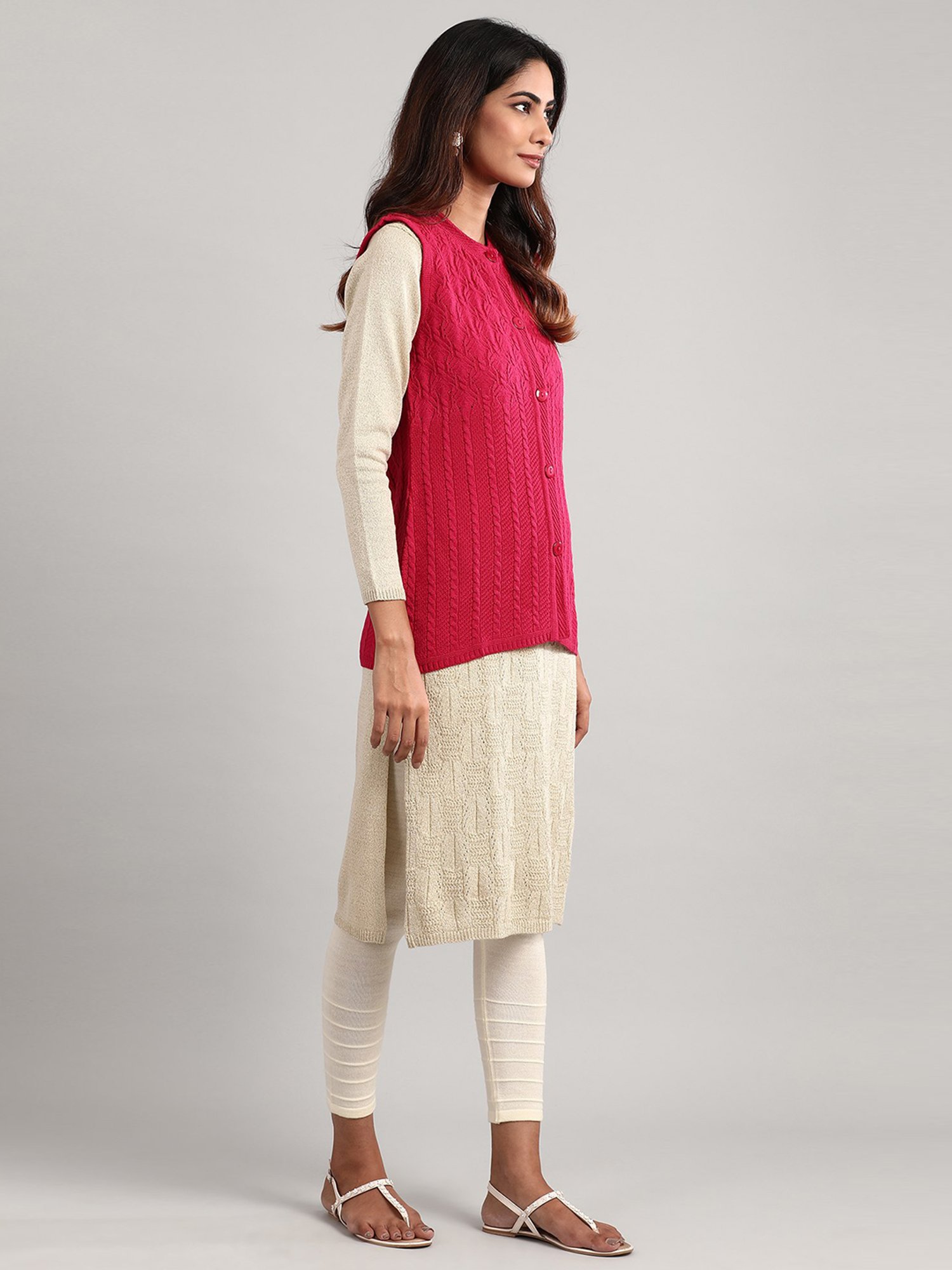 Aurelia Pink Crochet Pattern Cardigan