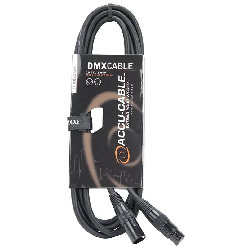 10 FOOT 5 PIN DMX CABLE AC5PDMX10