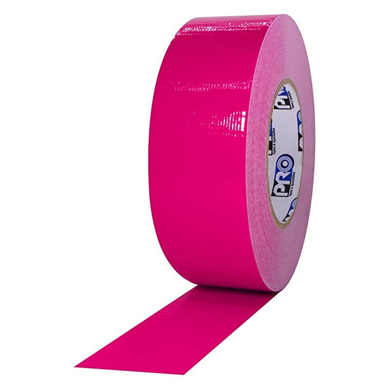 Pro Duct 139 PECoated Cloth Fluorescent Specialty Grade Duct Tape 60 yds Length x 2 Width Fluorescent Pink Pack of 1