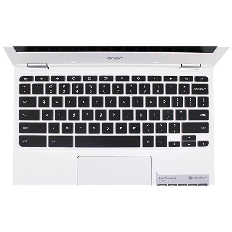 Keyboard Cover Skin for Acer Chromebook R11 CB3-131 CB5-132T/Acer Premium R11 Convertible/Acer Chromebook R13 CB5-312/Acer Chromebook 14 CB3-431 CP5-471/Acer Chromebook 15 CB3-531/532 (Black)