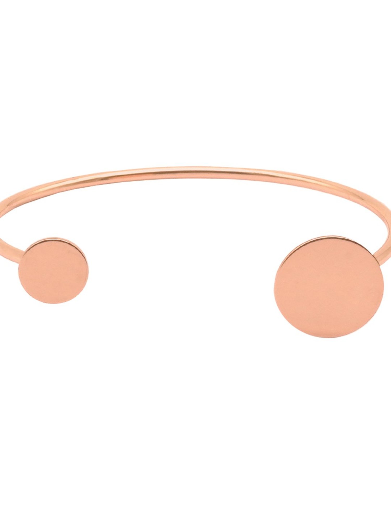 Joker & Witch Rose-Gold Tone Minimal Dot Flexible fit Bracelet