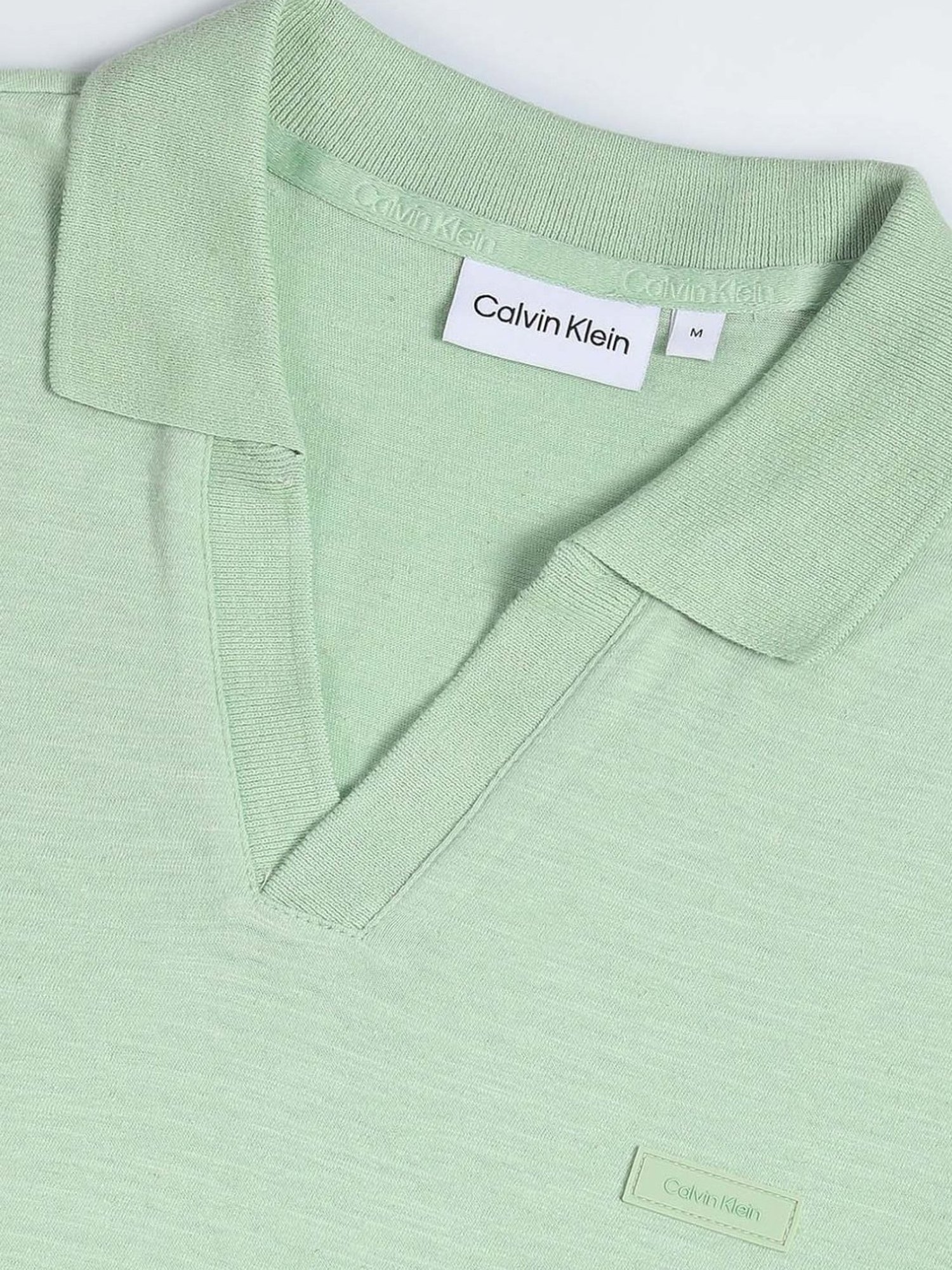 Calvin Klein Jeans Quiet Green Regular Fit Polo T-Shirt