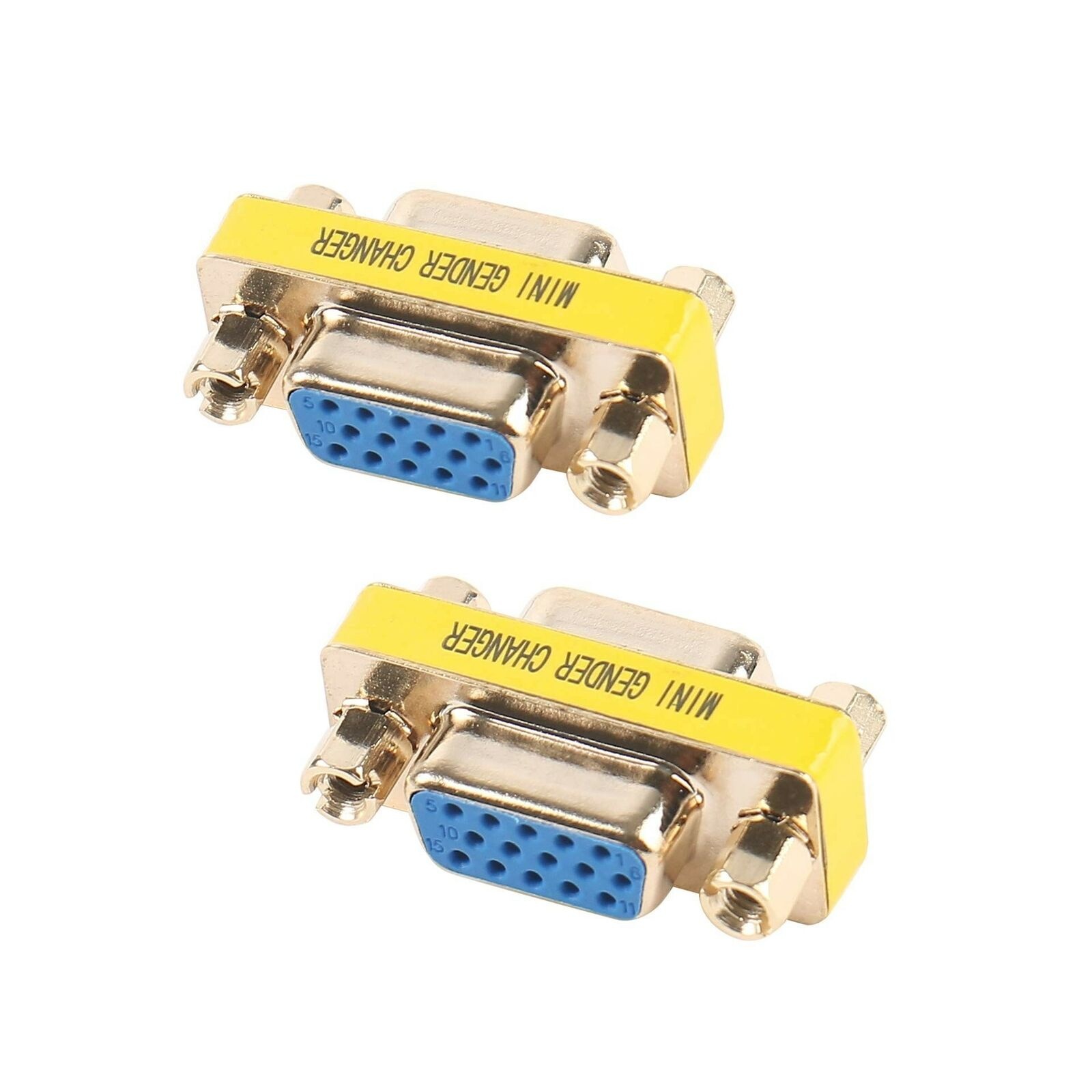 VGA Coupler, Benfei 2-Pack VGA/SVGA Adapter HD15 Female to Female Gender with...