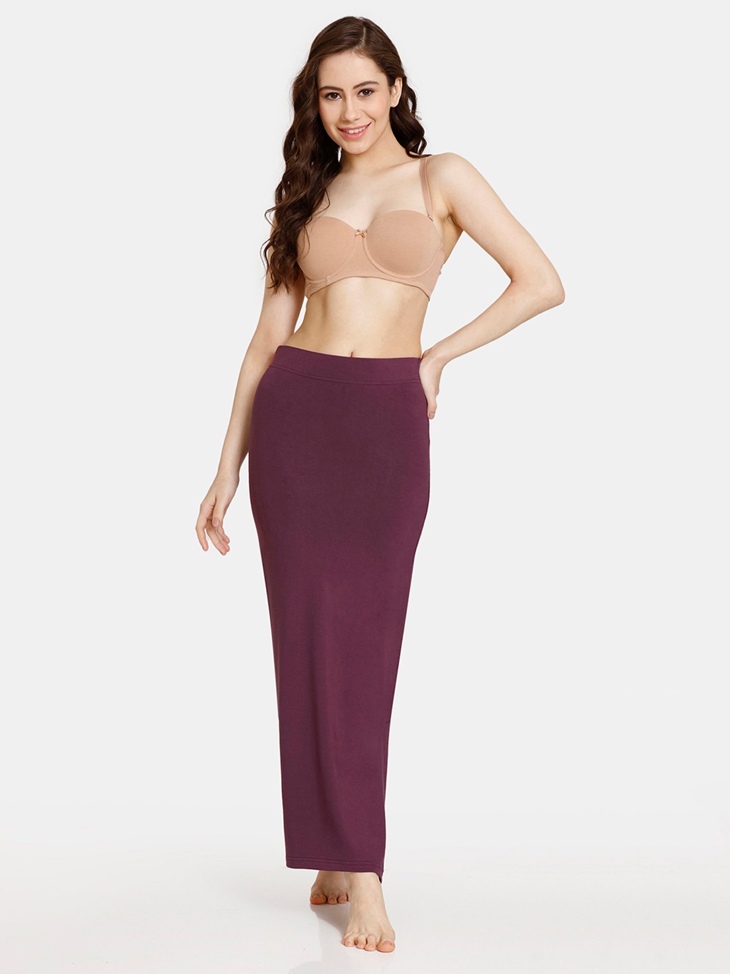 Rosaline by Zivame Purple Saree Shapewear