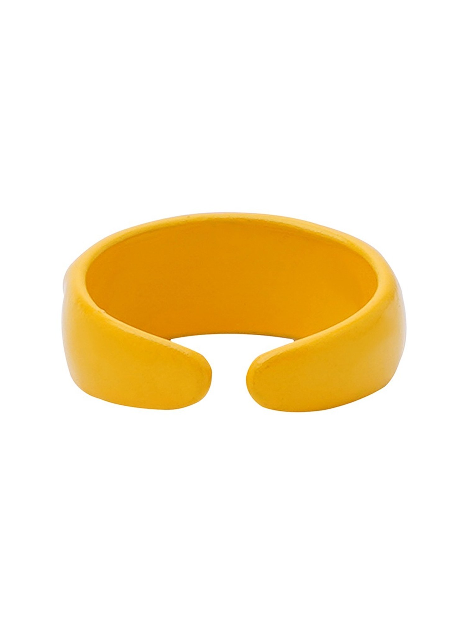 Joker & Witch Yellow Truffle Croissant Ring