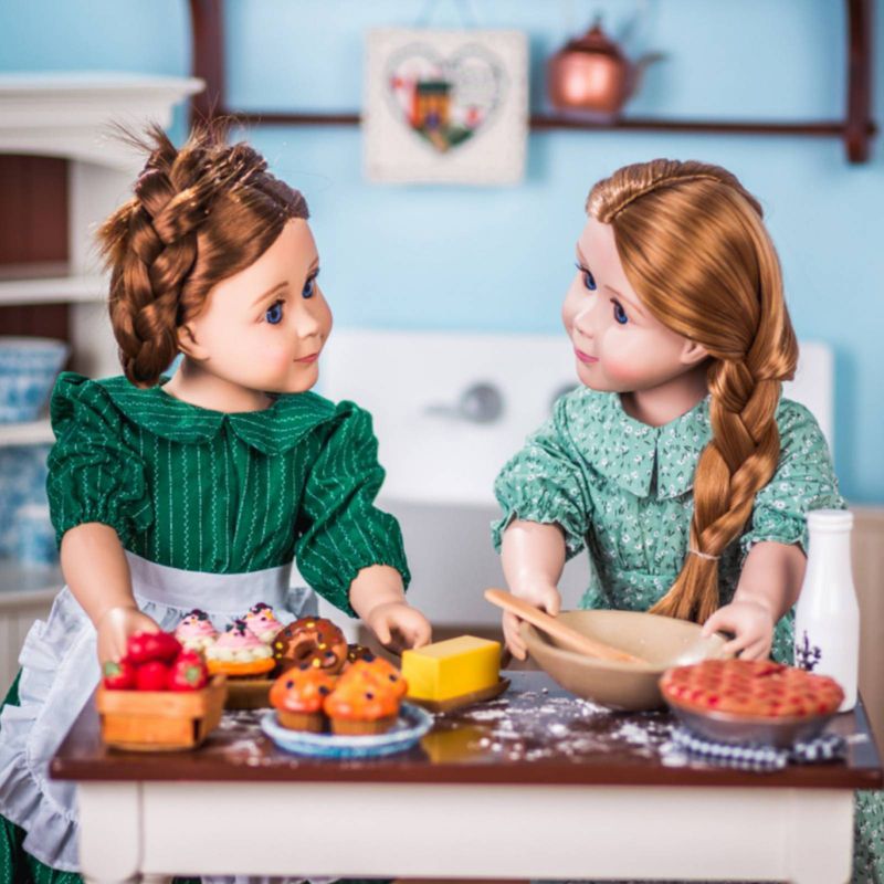 18" Doll Food Kitchen Accessories - American Bake Shop 3pc Cupcake Set Plus Box