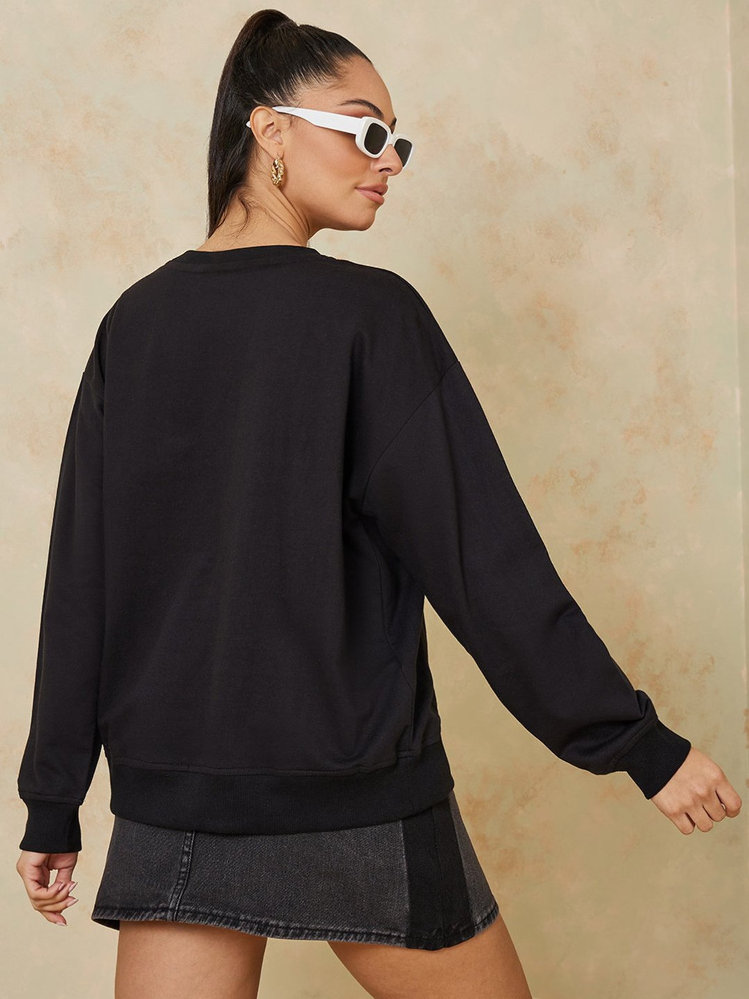 KENDALL + KYLIE Multicolored Printed Hoodie