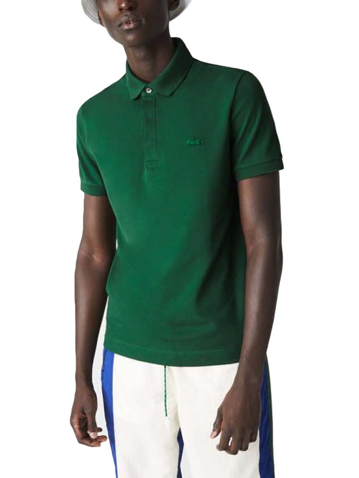 Lacoste Green Cotton Regular Fit Polo T-Shirts