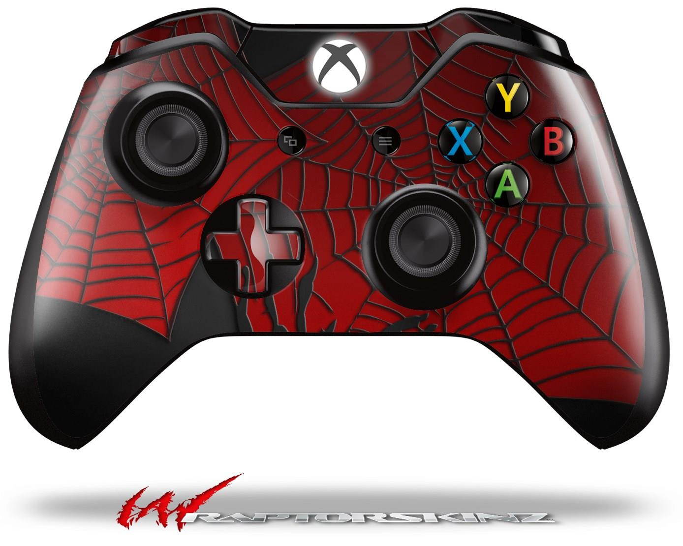 Spider Web - Decal Style Skin fits Microsoft XBOX One Wireless Controller - CONTROLLER NOT INCLUDED