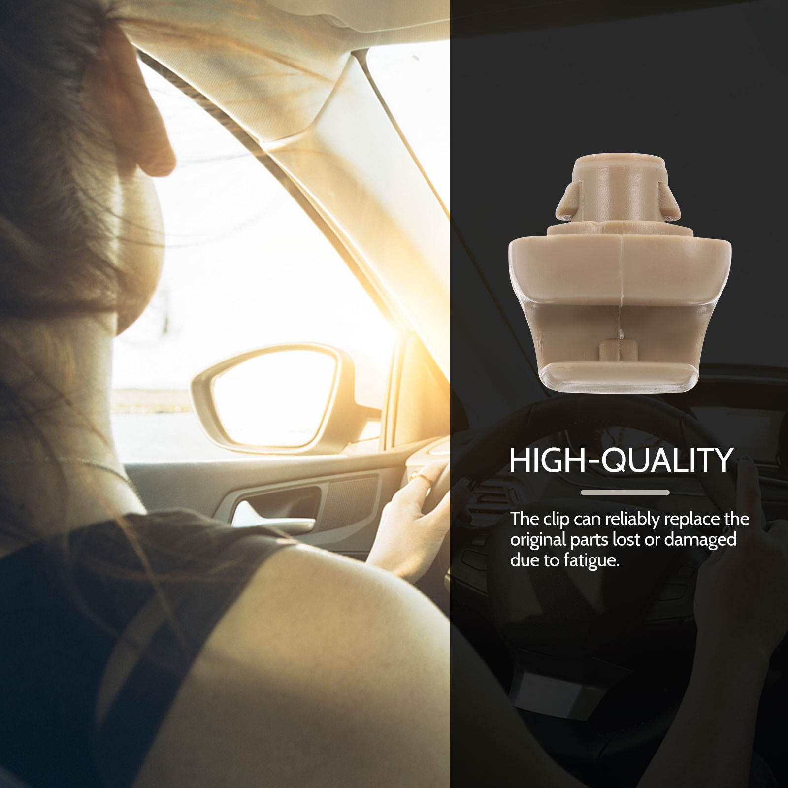 4pcs Practical Sturdy Portable Sun Visor Holder Clip Interior Sun Visor Hook Sunscreen Holder Hook