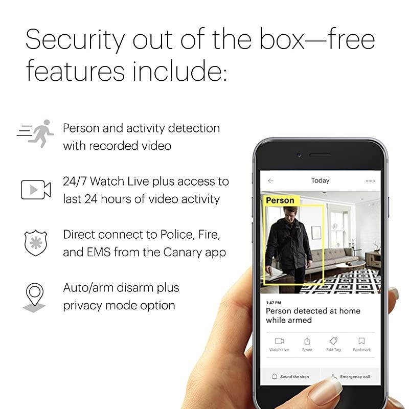 Pro 2 Pack Indoor Home Security Camera with Premium Service (1 YR Free Incl.) | 90dB Siren, Climate Monitor, 2-Way Talk, 30-Day Video History, Motion Detection, Alexa, Google, Baby Monitor