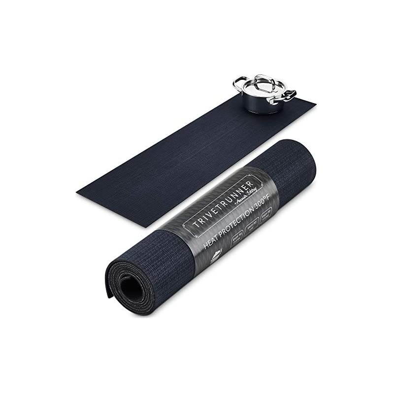 Decorative Trivet and Kitchen Table Runners Handles Heat Up to 300F, Anti Slip, Hand Washable, and Convenient for Hot Dishes and Pots,Hand Washable (Royal Blue)