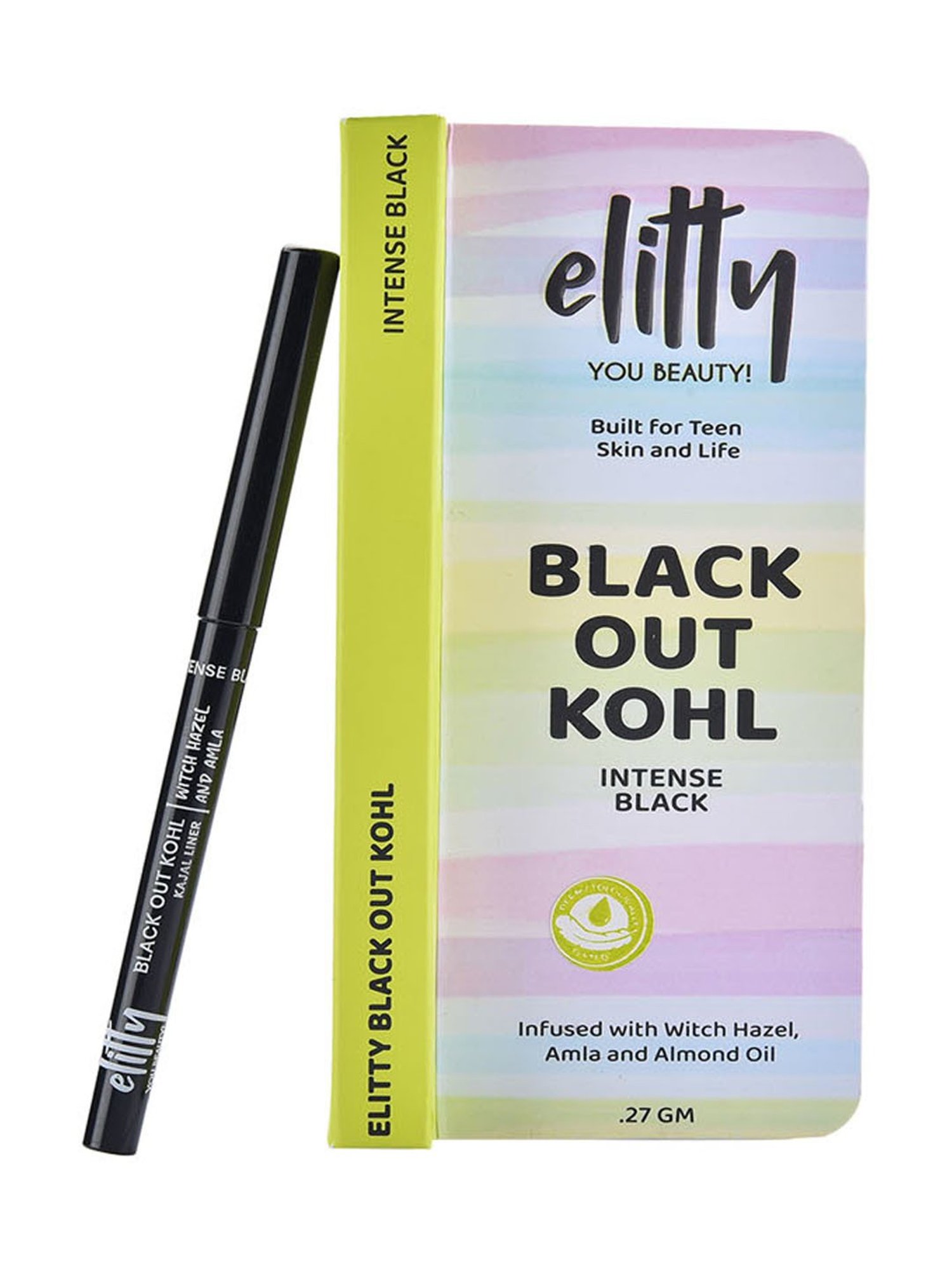 Elitty Black Out Kohl Kajal Intense Black - 0.27 gm