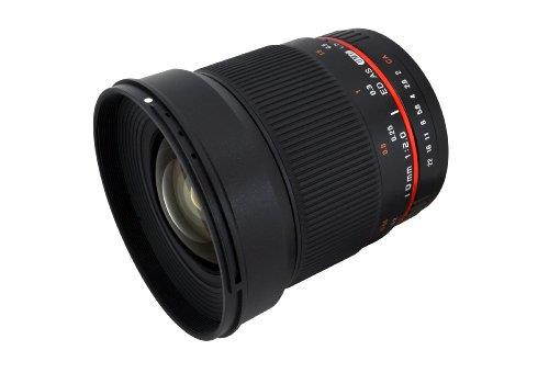 Rokinon 16mm F/2.0 ED AS UMC CS Lens for Pentax K APS-C Mount Cameras #16M-P