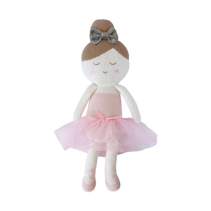 Living Textiles Baby Knit Plush Toy - Emma Ballerina