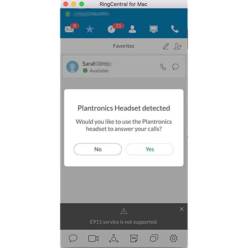 Voyager 5200UC Bluetooth Headset Bundle wBonus Wall Charger 20611001B | for Smartphones PC MAC Using RingCentral Software or App
