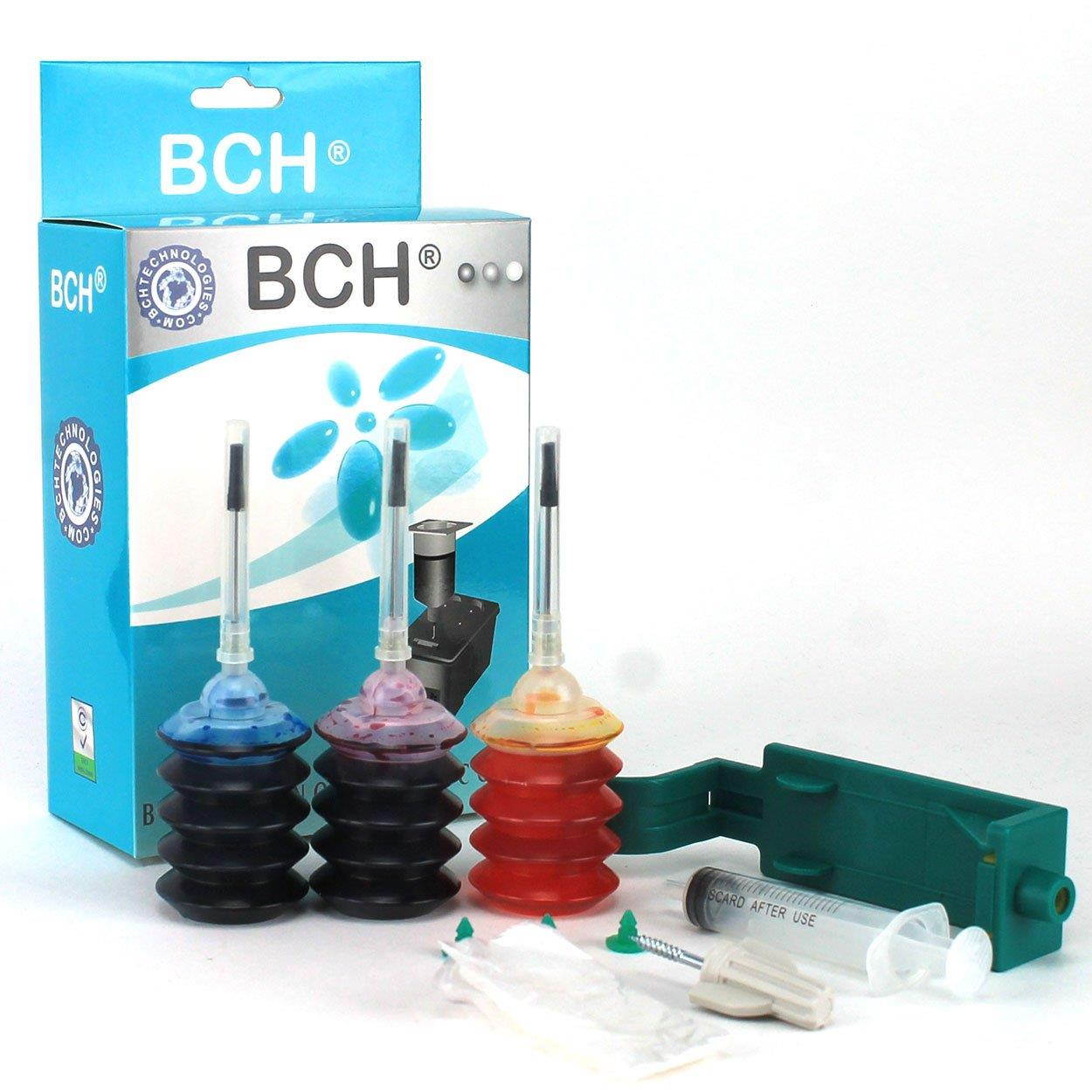 BCH Ink Refill Kit for HP 40 Color Cartridges (51640C, 51640M, 51640Y) H1040C