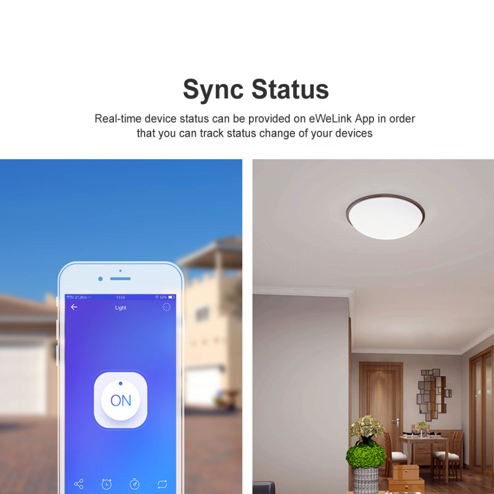 SONOFF BASICR3 WIFI DIY Smart Switch With Timer Internet APP Voice LAN Control DIY Mode Compatible With Amazon Alexa Google Home Nest