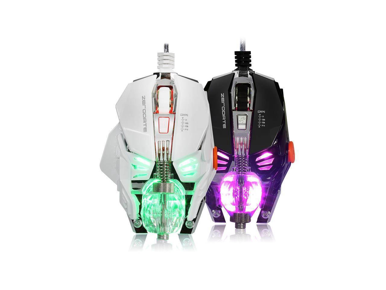 Mechanical Wired Gaming Mouse 8 Button 2500DPI A5050 Chip Macros Programming Optical Computer Mouse for Laptop PC Gamer