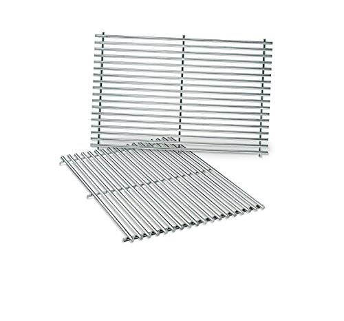 weber 7528 stainless steel cooking grates 19.5 x 12.9 x 0.6