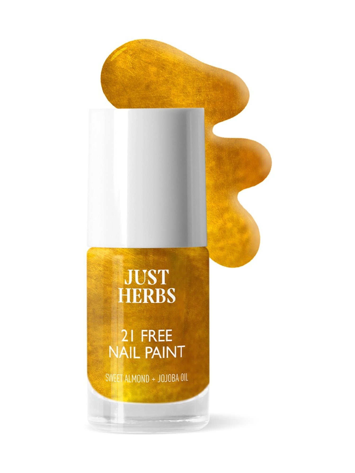 JUST HERBS 21 Free Nail Paint Gold Dust - 6 ml