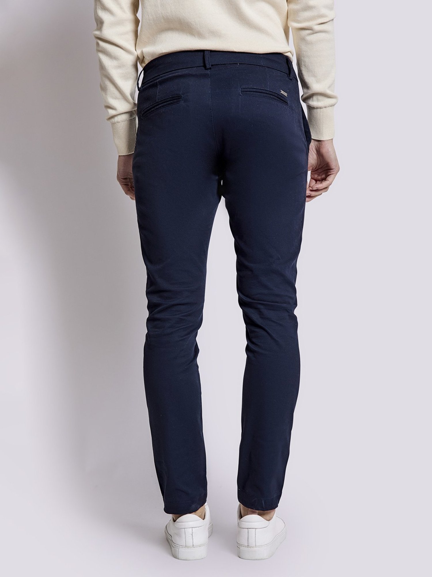 Bruun & Stengade Blue Slim Fit Trousers