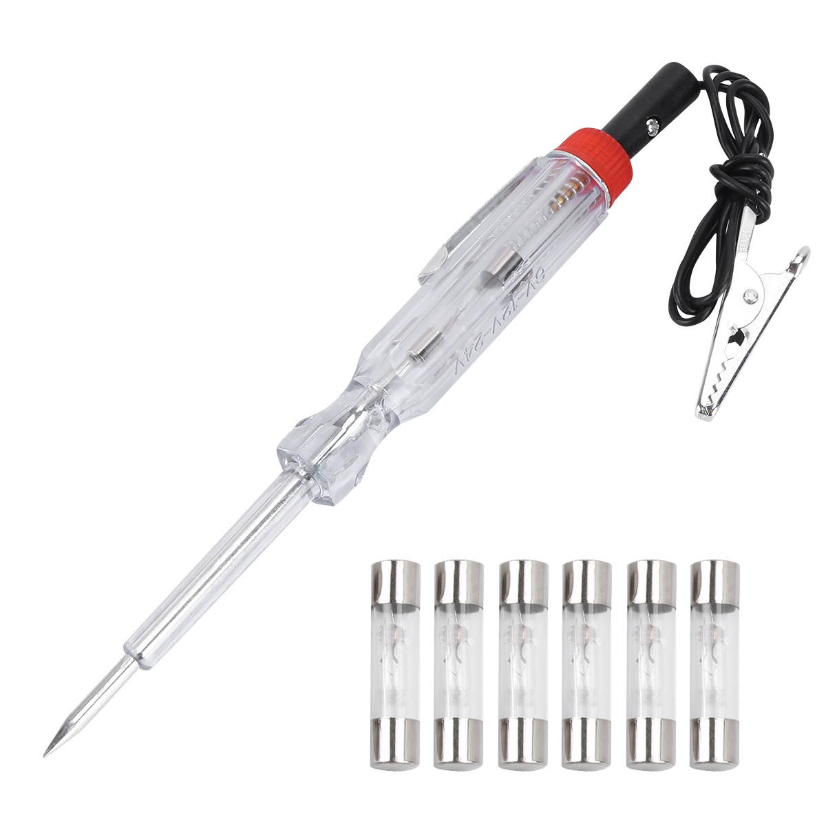 1 Set/7pcs Car Voltage Tester Electrical Tester Automotive Test Pencil