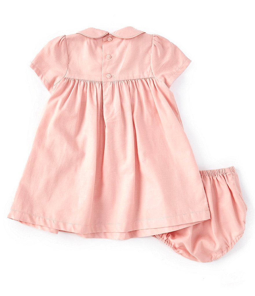 Edgehill Collection Baby Girls Newborn-24 Month Smocked A-Line Dress
