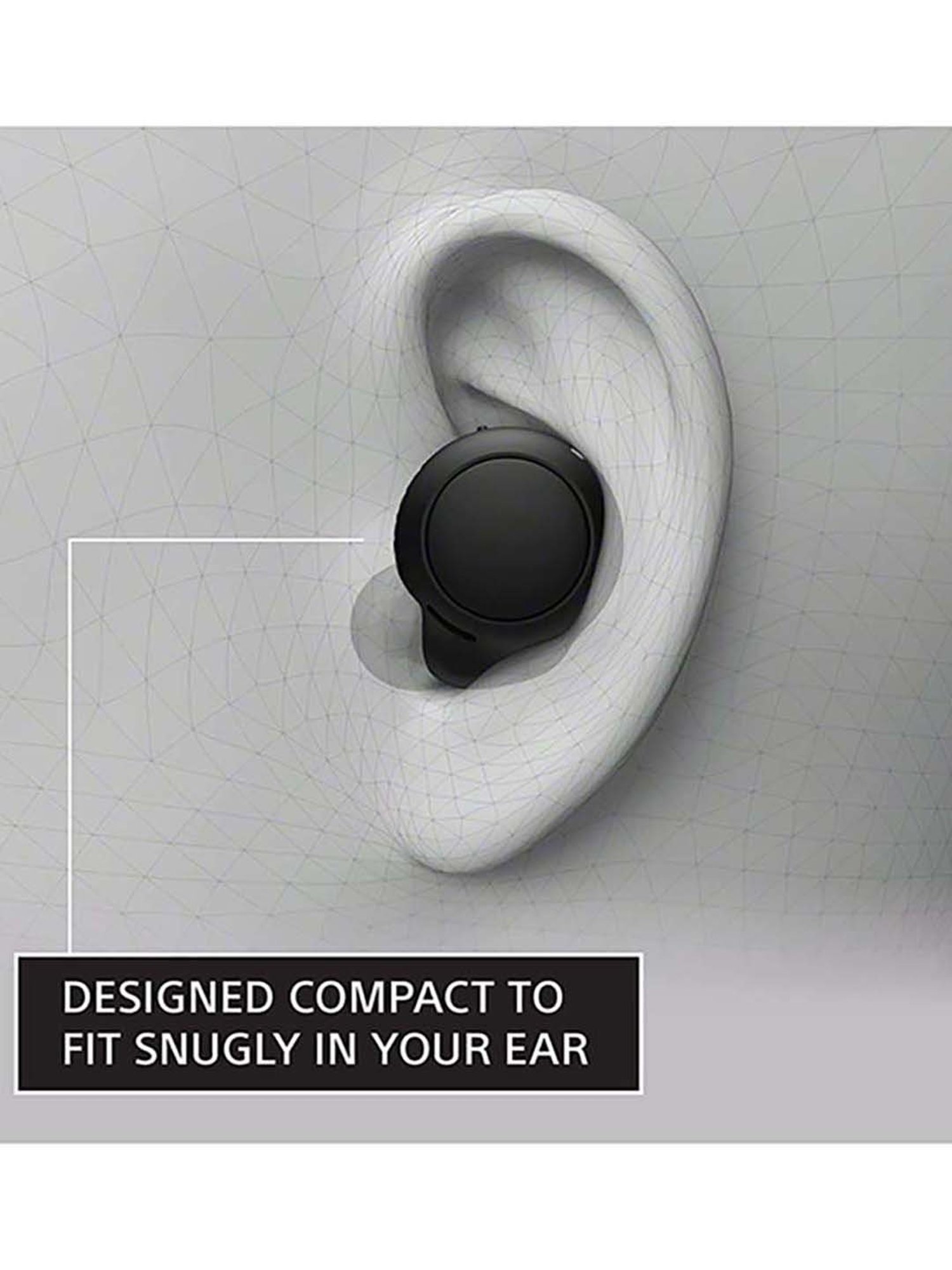 Sony WF-C500 True Wireless Bluetooth Earbuds with Mic (Black)