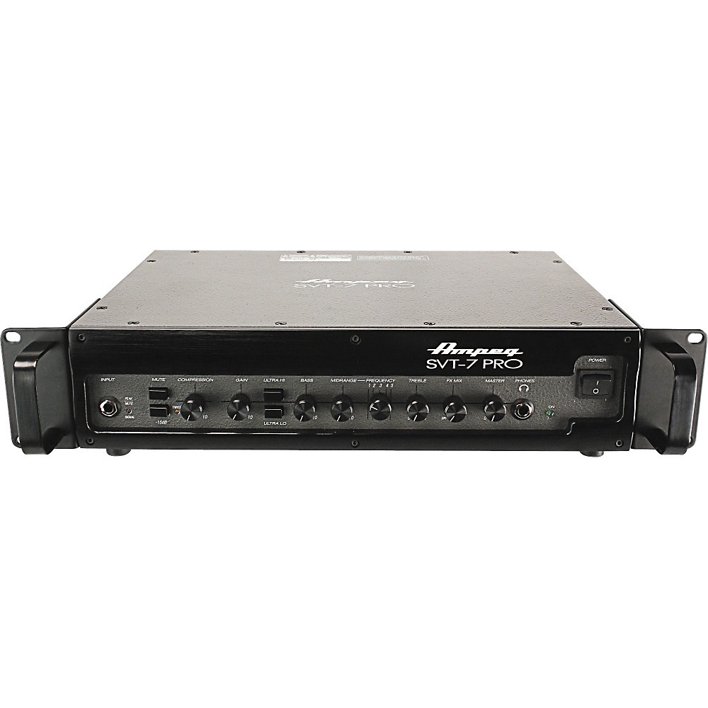 Ampeg SVT7PRO 1000W Class-D Bass Amp Head Black