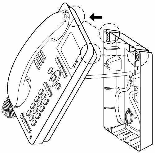 Wall Mount Kit For Avaya 9508, 9504, 9608, 9611, and 9620 Phones, 700383375 Compatible