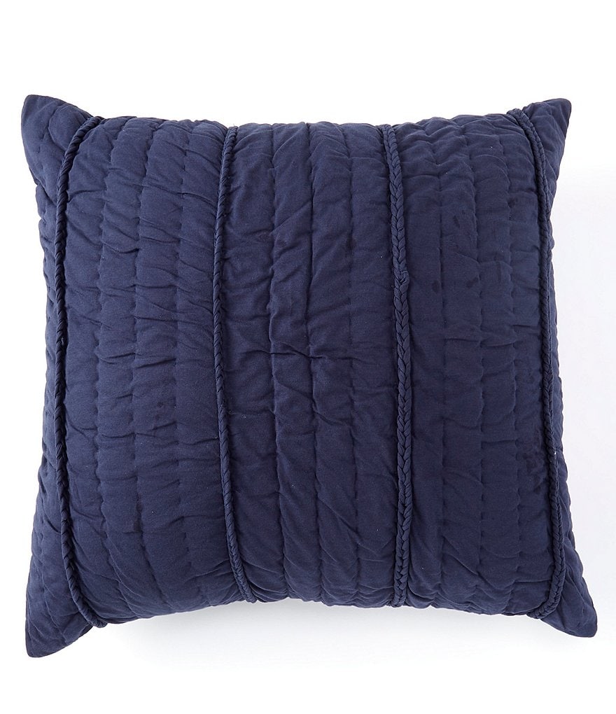 Studio D Haley Braided Cotton Jersey Euro Sham