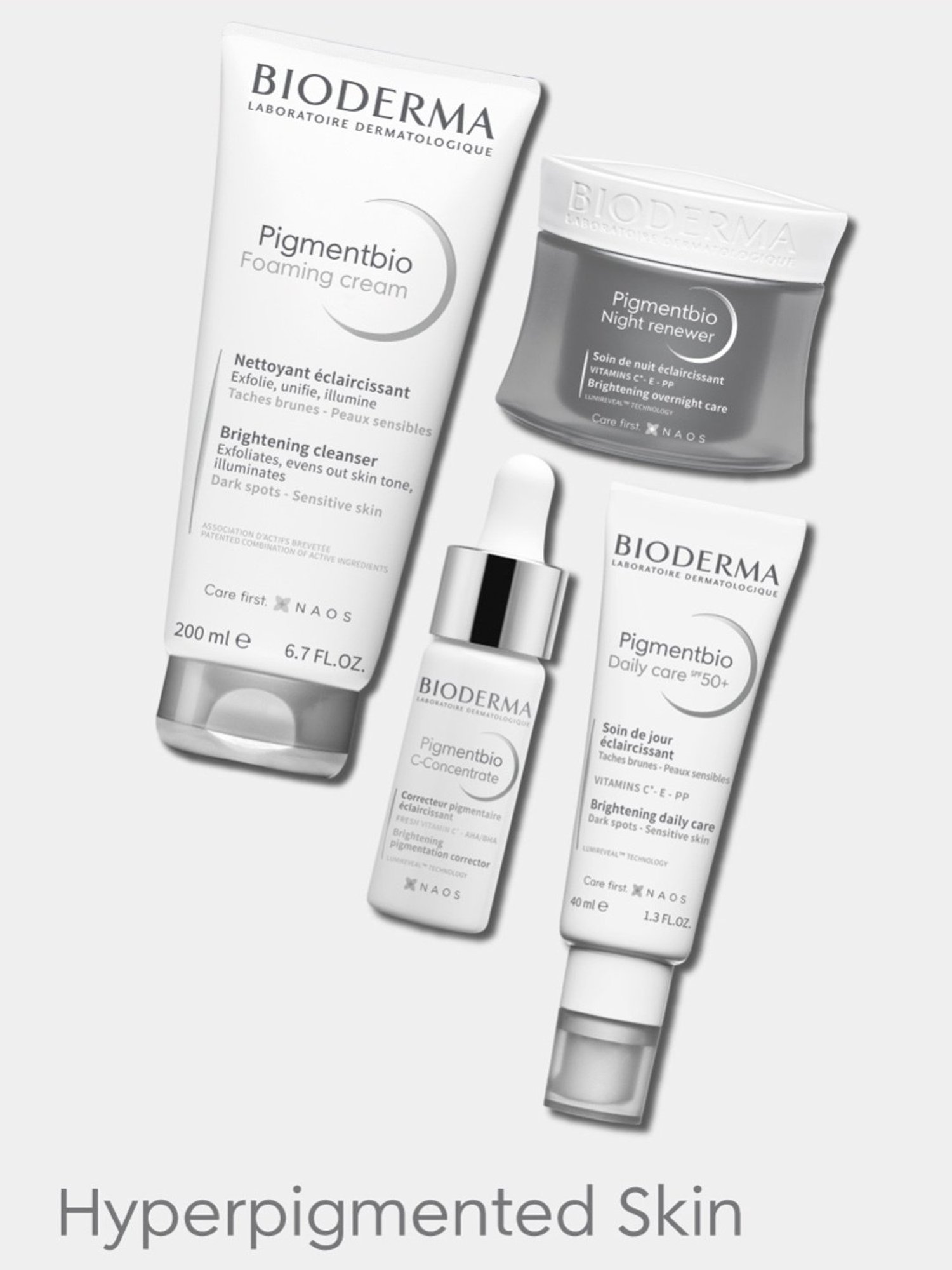 Bioderma Pigmentbio Foaming Cream Brightening Exfoliating Cleanser - 200 ml