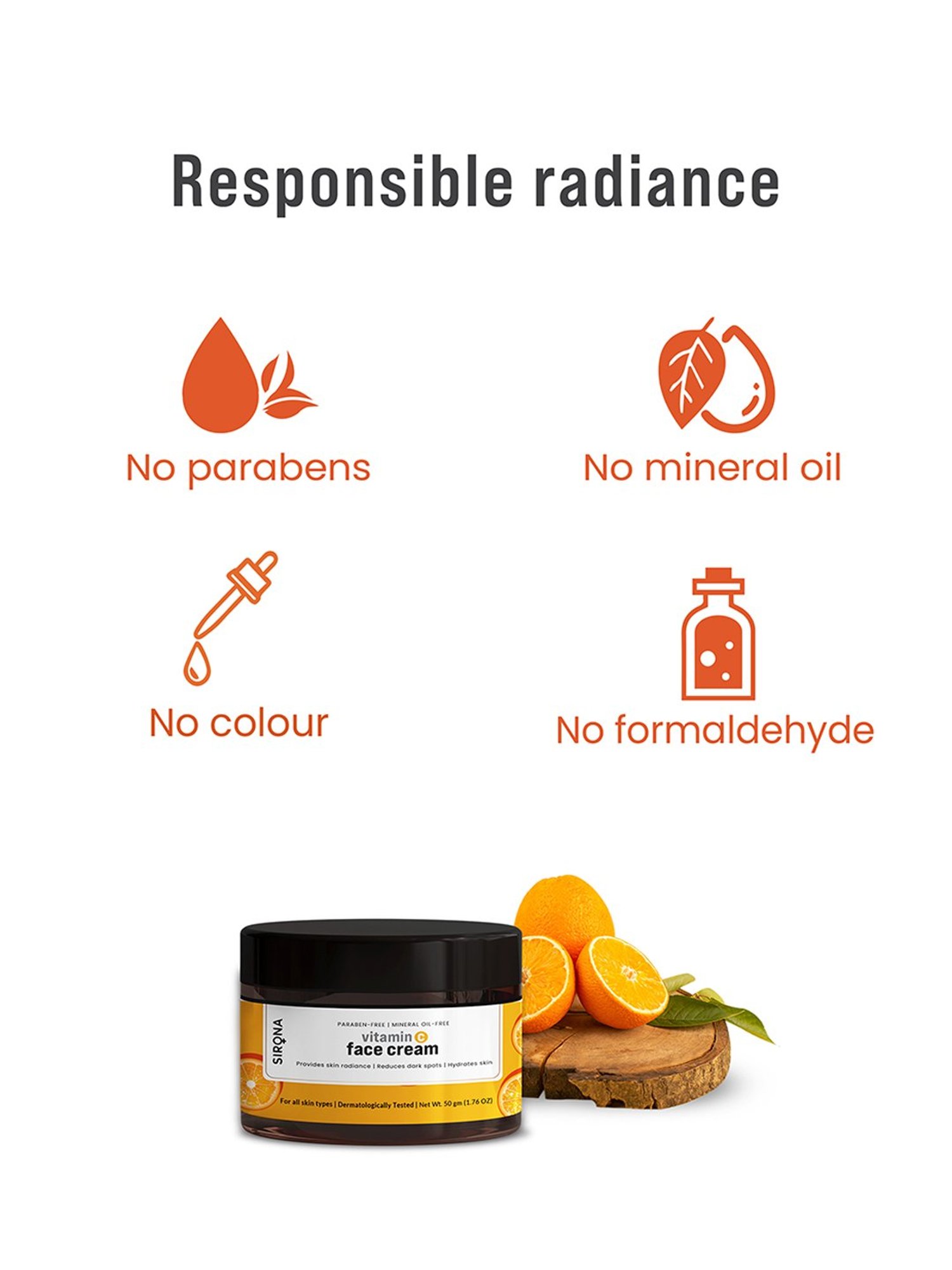 Sirona Vitamin C Face Cream - 50 gm